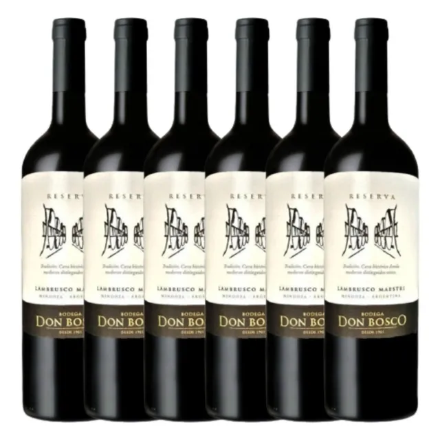 Vino Don Bosco Reserva Lambrusco Maestri Caja X6 - Gobar®