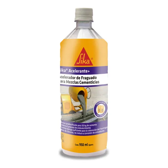 Sika Acelerador Fraguado Mezclas Cementicias 950ml Mimbral