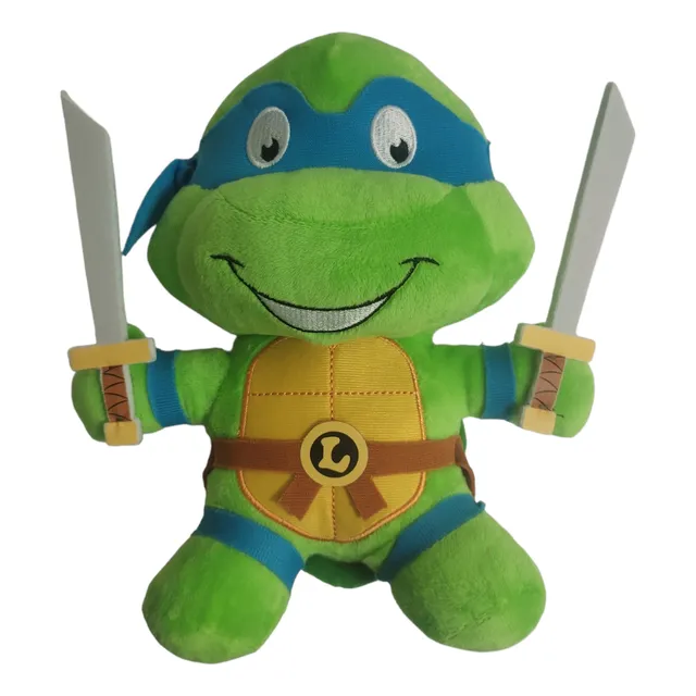 Peluche Cabezon 23 Cms Tortugas Ninjas Leonardo