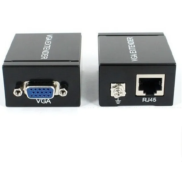 Extender Vga Extensor Vga Utp Rj45 Hasta 60 Metros Cat 5e/ 6