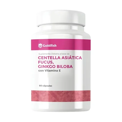 Centella Fucus Y Ginkgo + Vit E - Goldfish X 60 Capsulas