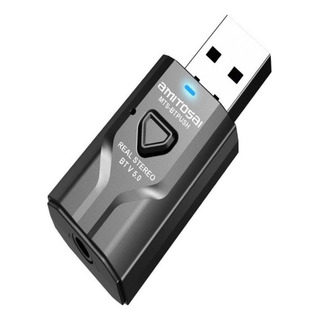 Transmisor Receptor Adaptador Bluetooth 5.0 2 En 1 Real Stereo Amitosai Mts-btpush-stereo Transmisor Receptor Adaptador Bluetooth 5.0 2 En 1 Real Stereo Amitosai Mts-btpush-stereo