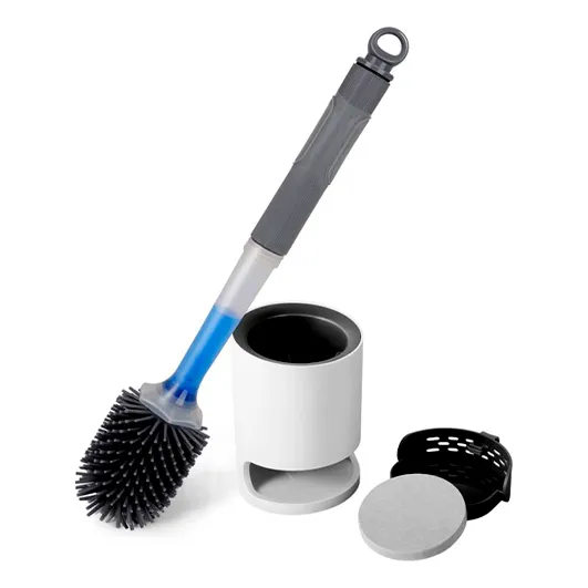 Cepillo De Baño Limpia Poceta Inodoro Con Dispensador