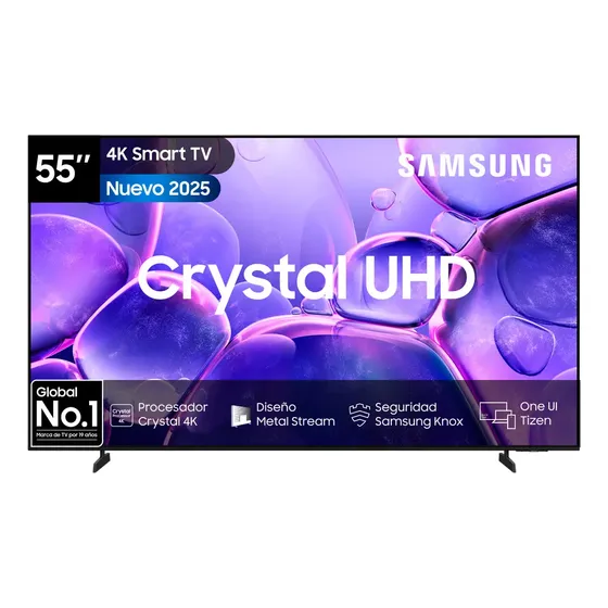 55" Crystal UHD U8000F 4K Smart TV (2025)
