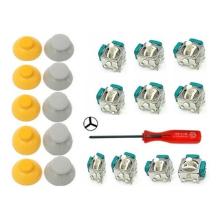 10 Joystick + 5 Pares Tapas Compatible Con Game Cube 10 Joystick + 5 Pares Tapas Compatible Con Game Cube