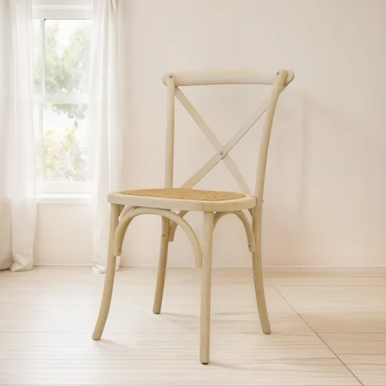 Silla Crossback Comedor Restaurant Cafeteria - Remate!
