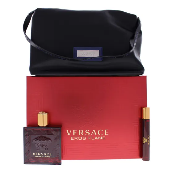 Perfume Eros Flame De Versace, 3.4 Oz/100 Ml, 3 Unidades, Re