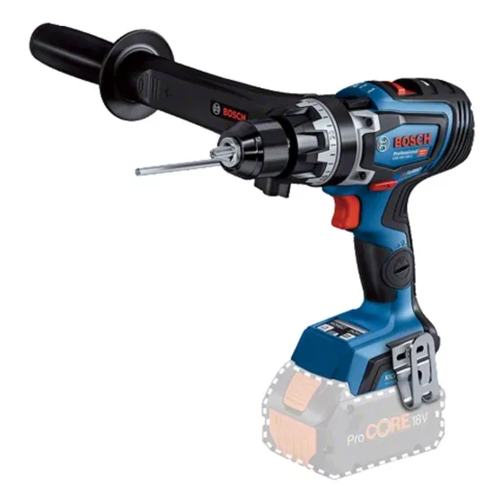 Taladro percutor atornillador inalámbrico de 13mm Bosch GSB 18V-150 C 18V + 0 baterías de 0mAh + accesorio con maletín de transporte 18V