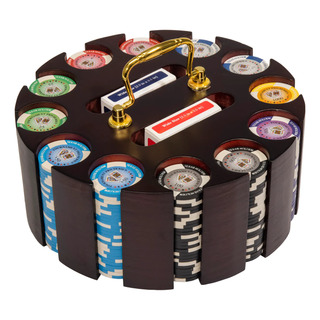 Carrusel D Lujo Madera Con 300fichas Tournament Pro 11.5 Gr Carrusel D Lujo Madera Con 300fichas Tournament Pro 11.5 Gr