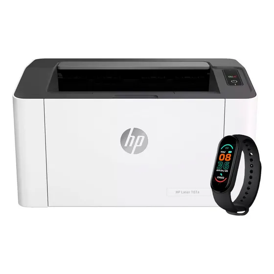 Impresora Simple Función Hp Laserjet 107a Blanca + Smartwatc