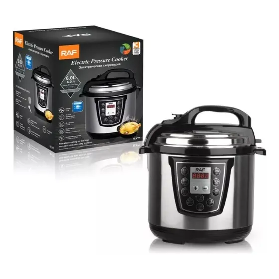 Olla De Presion Electrica 6 Litros 1000w Raf R9177