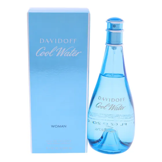 Aerosol Edt Cool Water De Davidoff Para Mujer, 198 Ml