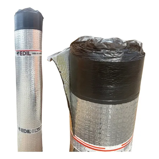 Manto Real Asfaltico Aluminizado Adhesivo Edil 1x10m 2,2mm