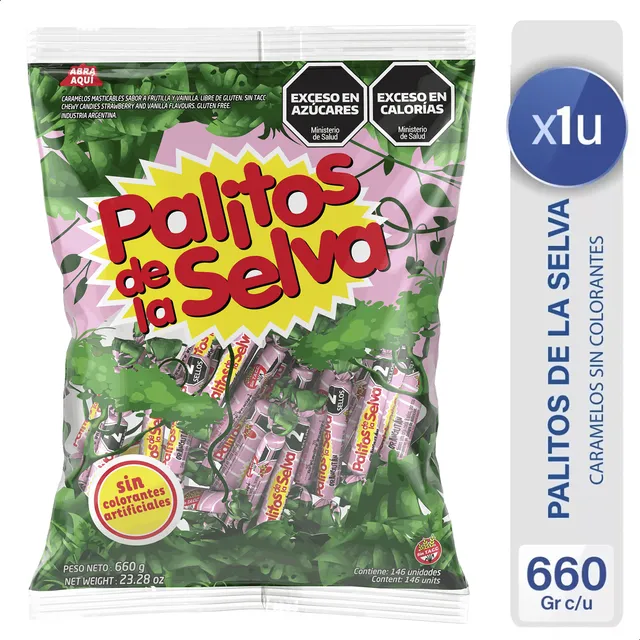 Caramelos Palitos De La Selva Sin Tacc - Mejor Precio