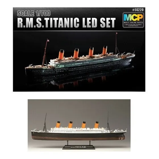 Navio Titanic Rms Com Luzes 1:700 Miniatura Titanic Com Led