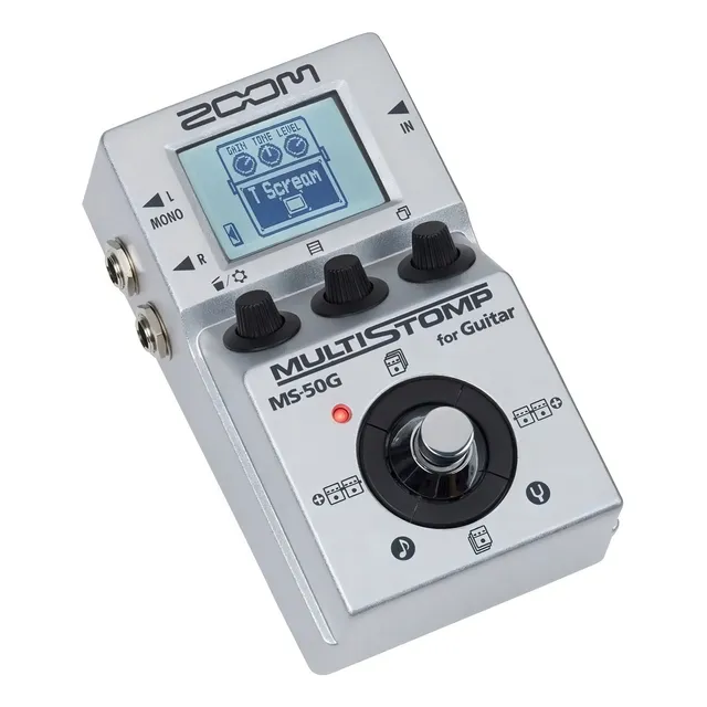 Pedal De Efeito Zoom Multistomp Ms-50g Prateado