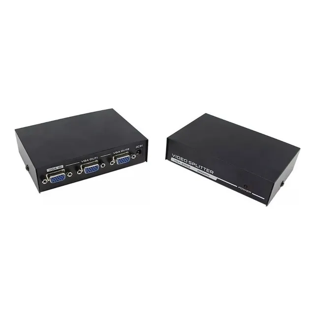 Vga Splitter 1x2, divisor/divisor de señal de vídeo