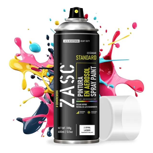 Pintura En Spray / Aerosol Colores Estándar 400ml Zasc