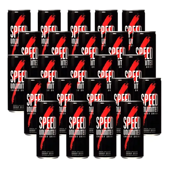 Speed Energizante Unlimited Lata 250 Ml Bebida Pack X24