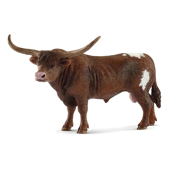 Schleich La Granja 13866 Toro Texano Café Cuernos Largos