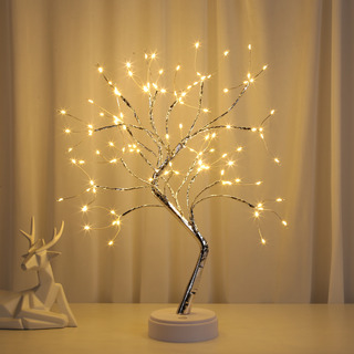 Lámpara De Árbol, Bonsái, Árbol De Flores, 108 Led, Color Ne Lámpara De Árbol, Bonsái, Árbol De Flores, 108 Led, Color Ne