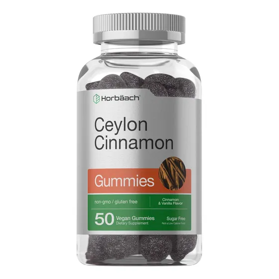 Gomitas De Canela De Ceilán Sin Azúcar Supplement Horbaach, 
