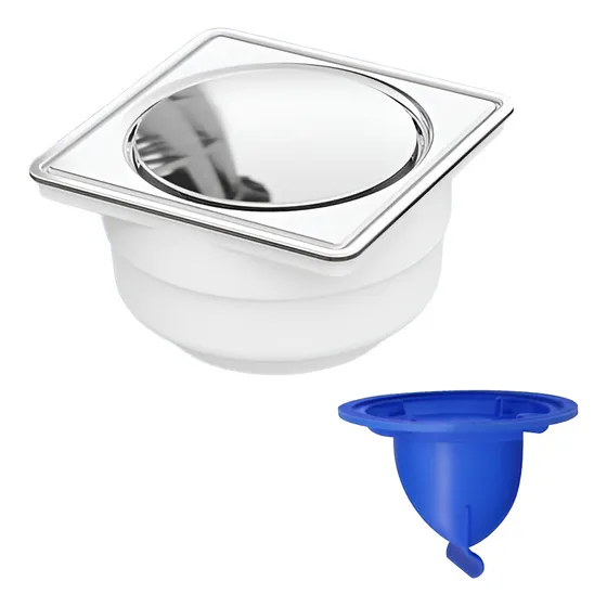 Coladera Universal Push Acero Inoxidable Membrana Antiolores