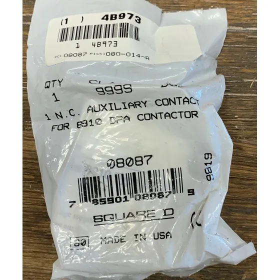 Square D Class 9999 Type D01 Auxiliary Contact For 8910  Ssm