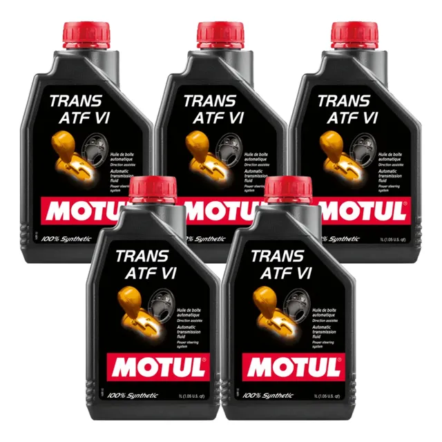 Kit 5 Litros Óleo Transmissão Automática Trans Atf Vi Motul