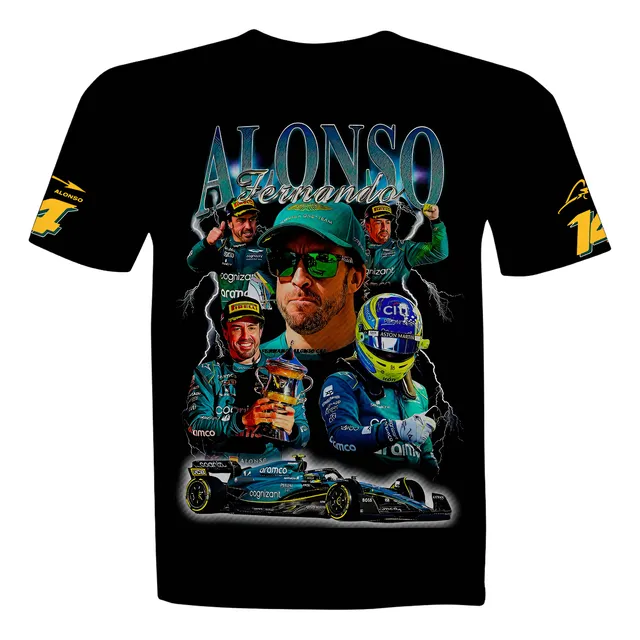 Polera Fernando Alonso, Formula 1, Elige Tu Opción