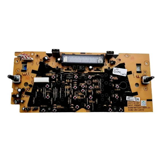 Placa Display Frontal Mini System LG Ck56 Eax67877201 Sucata
