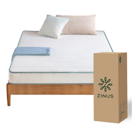 Colchón 1.5 Plazas Long Zinus Resortes Bonnell 105x200x15cm Colchón 1.5 Plazas Long Zinus Resortes Bonnell 105x200x15cm