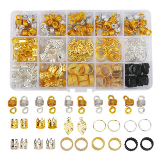 200 Piezas De Abalorios Para Trenzas De Cabello, Accesorios 200 Piezas De Abalorios Para Trenzas De Cabello, Accesorios