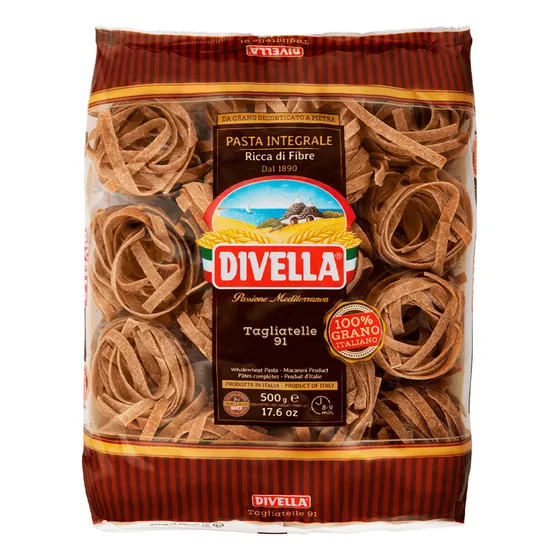Macarrão Divella 91 Tagliatelle Integral 500g