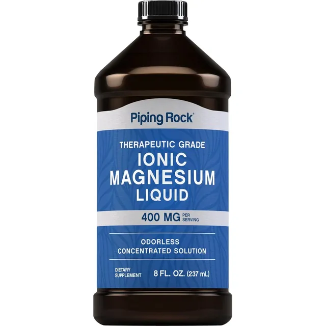 Magnesio Iónico 400 Mg Piping Rock 237 Ml Sin Sabor