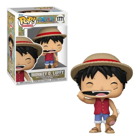 Funko Pop One Piece Luffy com carne