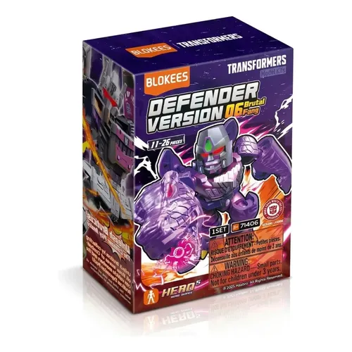 Pack Master Blokees Wheels Transformers C01 Model Kit de Montar