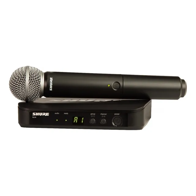 Micrófono Shure BLX BLX24/SM58 Dinámico Cardioide color negro