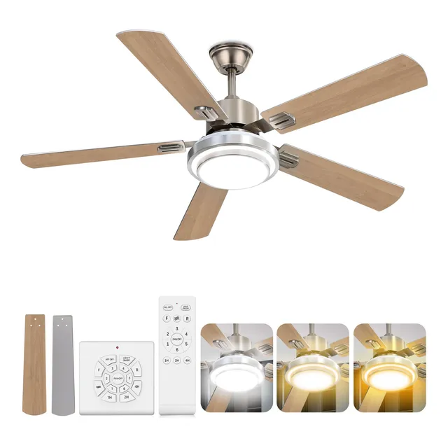 42in Lámpara Ventilador Abanico De Techo Con Control Remoto