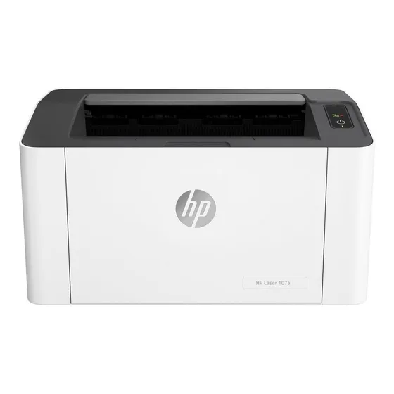 Impressora HP Laser 107a Monocromática Porta USB 2.0 de alta velocidade 110 a 127 VCA