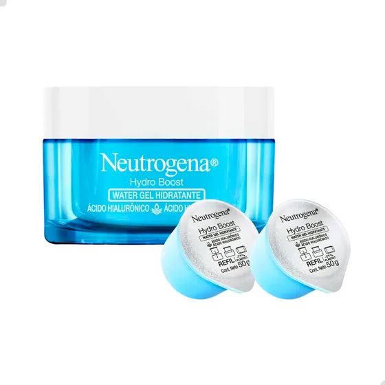 Neutrogena Facial Hidratante Hydroboost + 2 Refis Total 150g