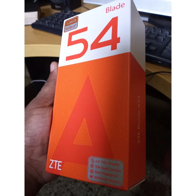 Zte Blade A54 128gb , 8gb De Ram Azul Nuevo