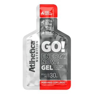 Go! Energy Now Gel - 10 SachĂȘs De 30g Morango Com LimĂŁo Go! Energy Now Gel - 10 SachĂȘs De 30g Morango Com LimĂŁo