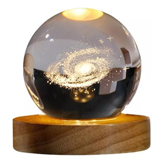 Y Lampara Saturno 3d Luz Nocturna Luz Cristal Esfera Y Lampara Saturno 3d Luz Nocturna Luz Cristal Esfera