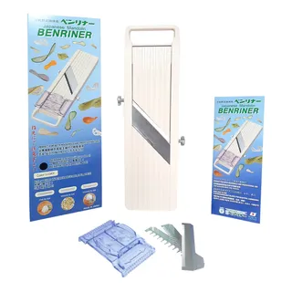 Fatiador Benriner Mandolin Marfim Aço Inox Japão Unidade Fatiador Benriner Mandolin Marfim Aço Inox Japão Unidade