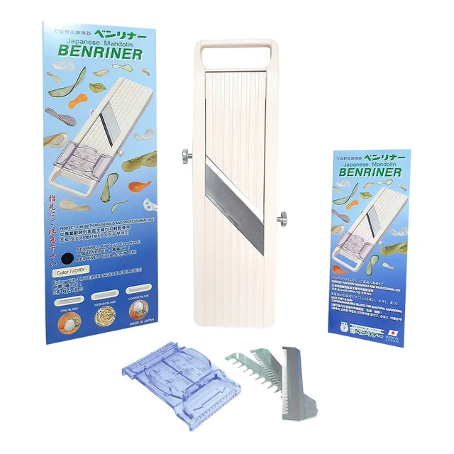Fatiador Benriner Mandolin Marfim Aço Inox Japão Unidade