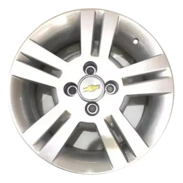 Roda Avulsa Aro 15 Chevrolet Agile Lt Ltz Original Gm Prateado