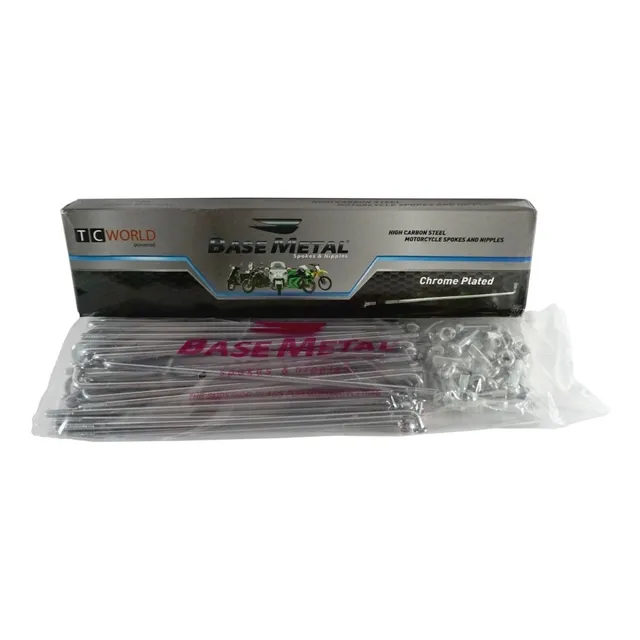 Juego Radios Base Metal Cromado Delantero Yamaha Crypton 115