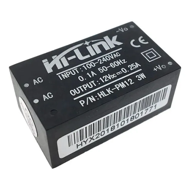 Mini Fonte Chaveada - 12v / 3w - Hi-link - Hlk-pm12