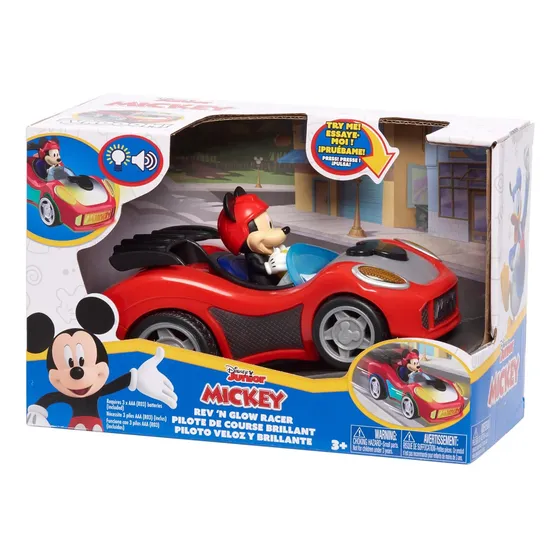 Mickey Mouse Rev 'n Go Vehículo Con Luces Y Sonidos